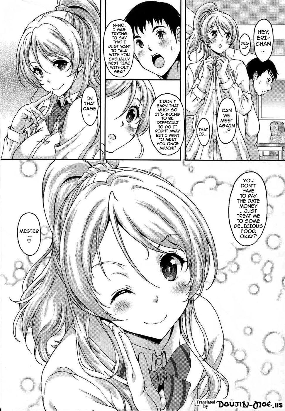Hentai Manga Comic-Is There Really a Social Networking Service to Meet With the School Idol? Compensated Dating With Eri-chika-Read-24